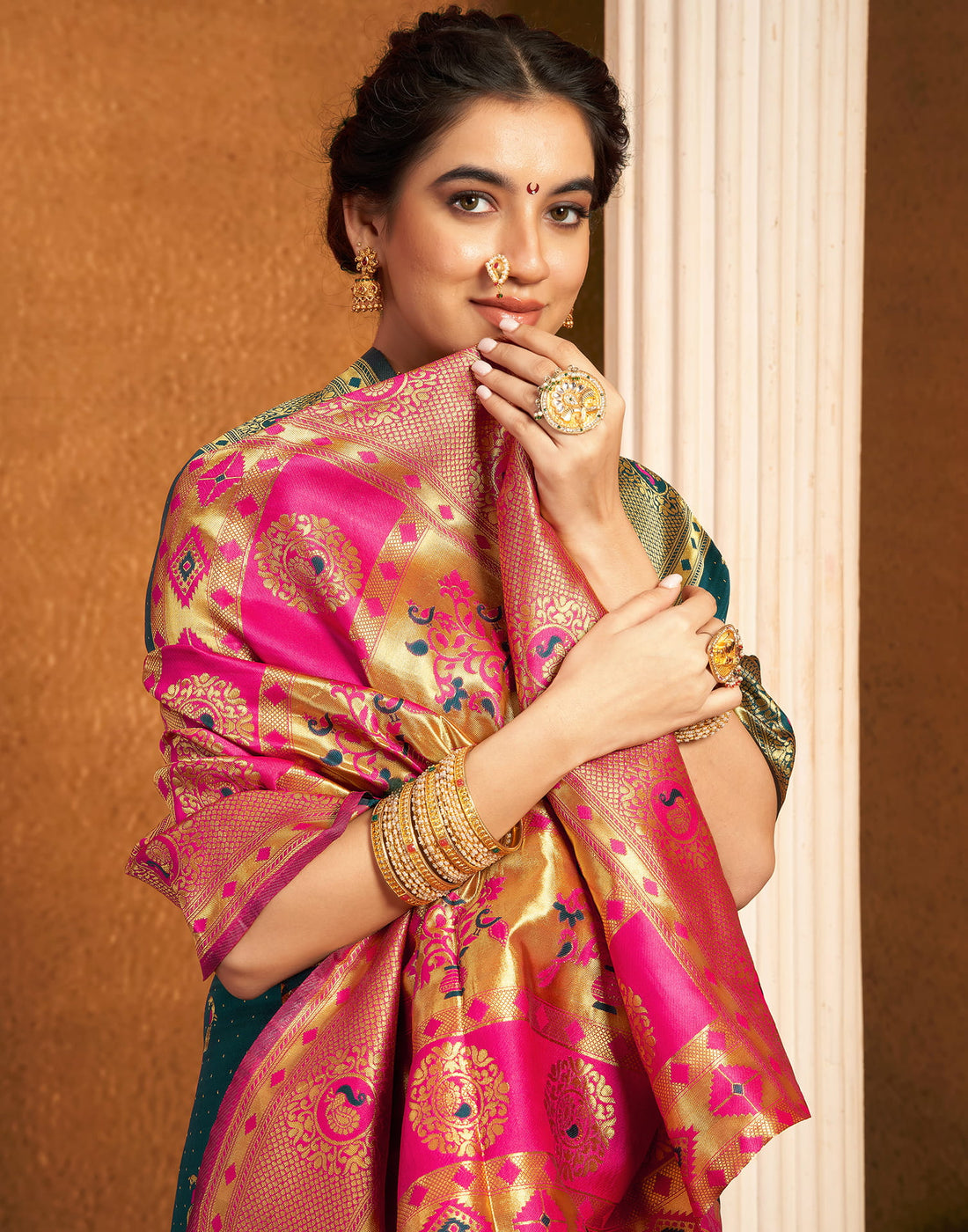 Green Silk Woven Paithani Saree