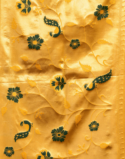 Green Silk Woven Paithani Saree