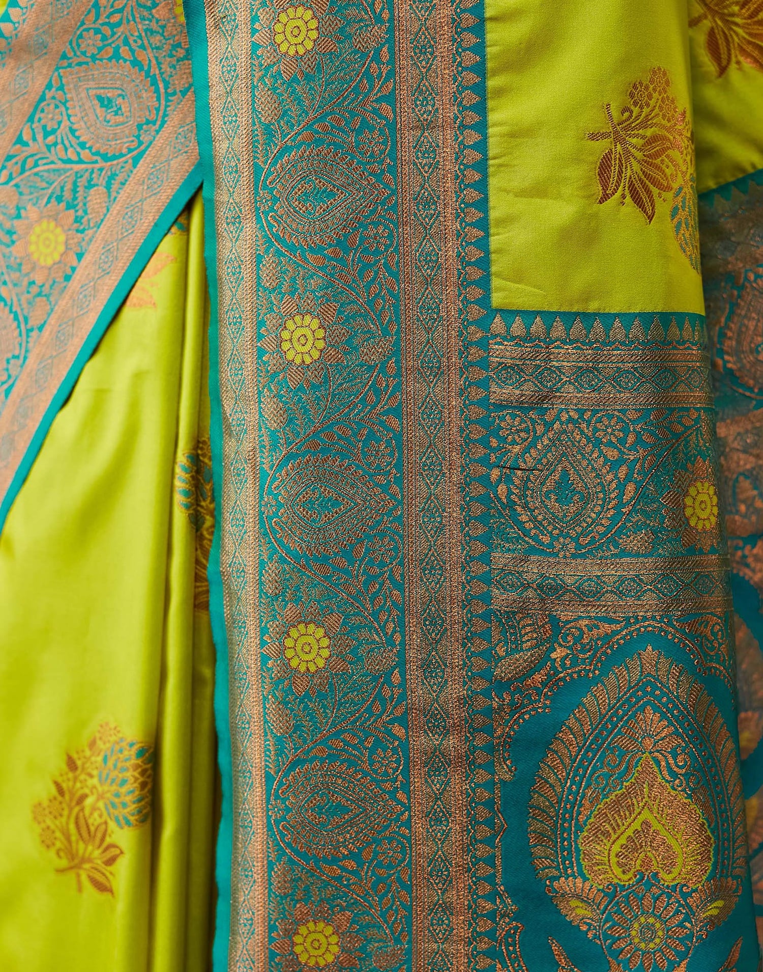 Green Silk Woven Kanjivaram Saree