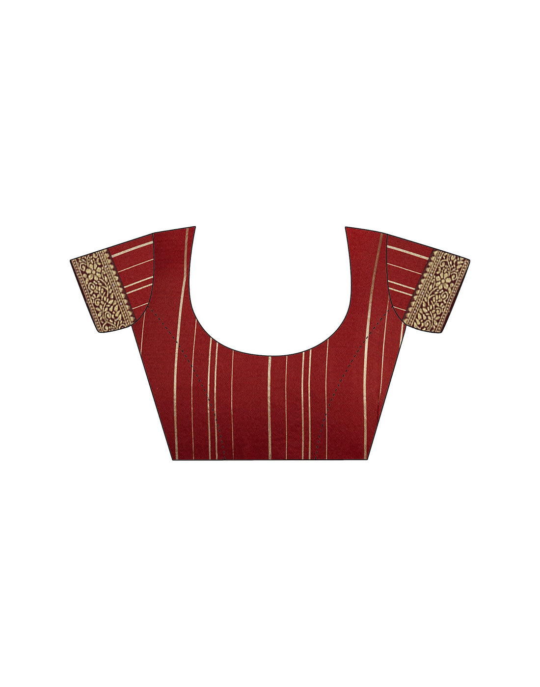 Maroon Georgette Embroidery Embellished Saree