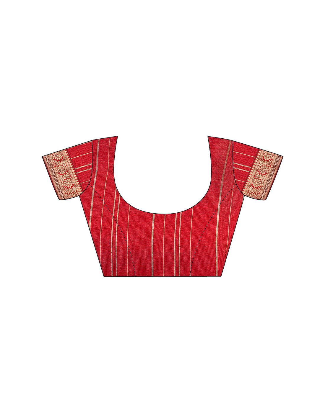 Red Georgette Embroidery Embellished Saree