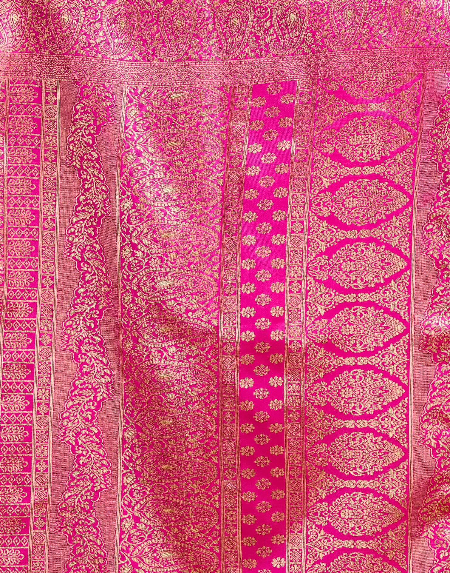 Magenta Silk Weaving Banarasi Saree