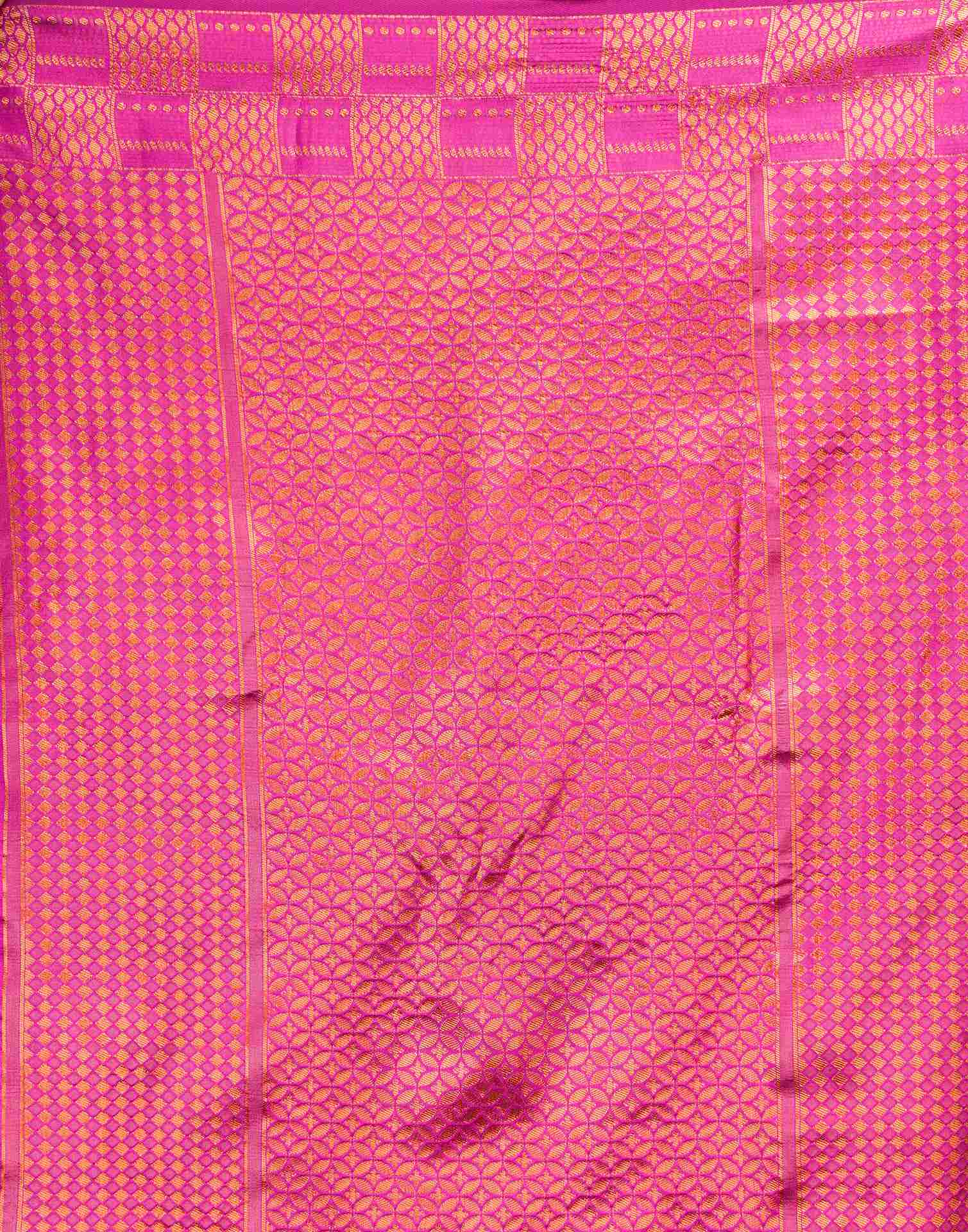 Magenta Silk Weaving Banarasi Saree