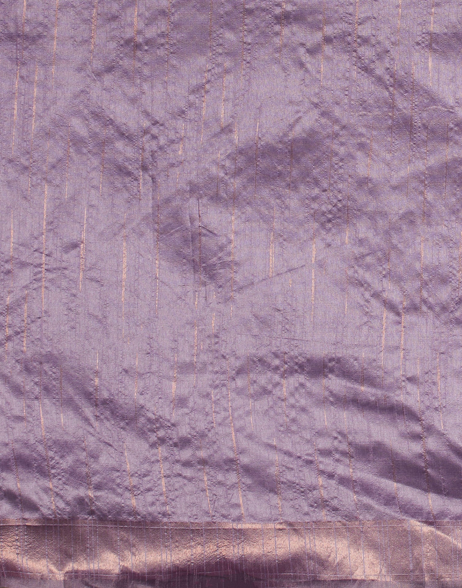 Lavender Silk Blend Woven Kanjivaram Saree