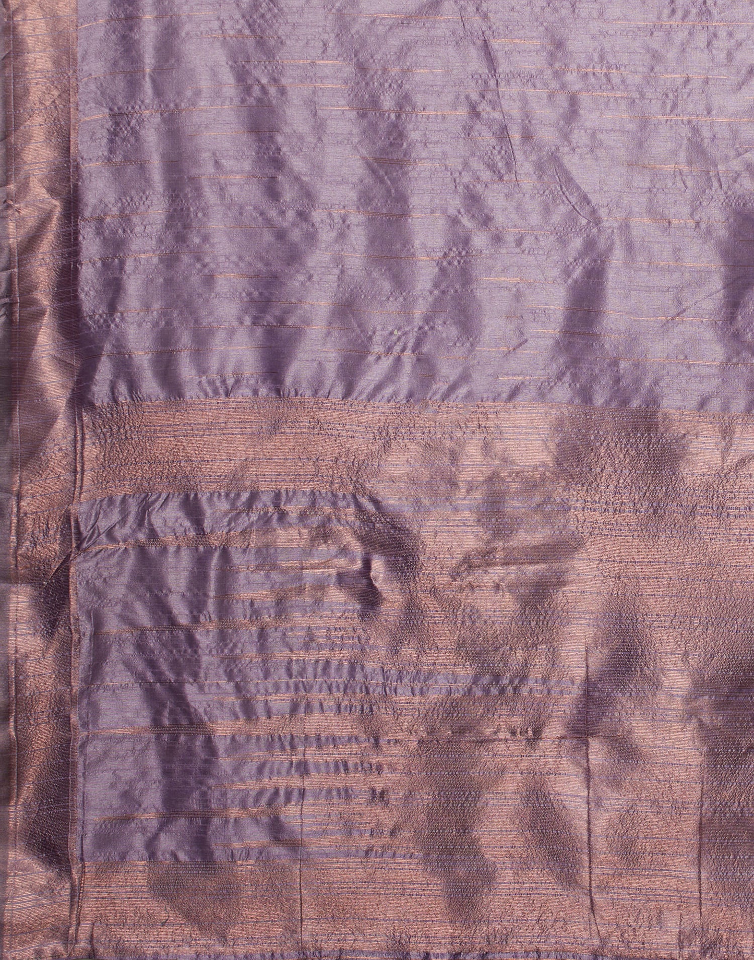 Lavender Silk Blend Woven Kanjivaram Saree