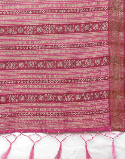 Pink Silk Weaving Banarasi Saree