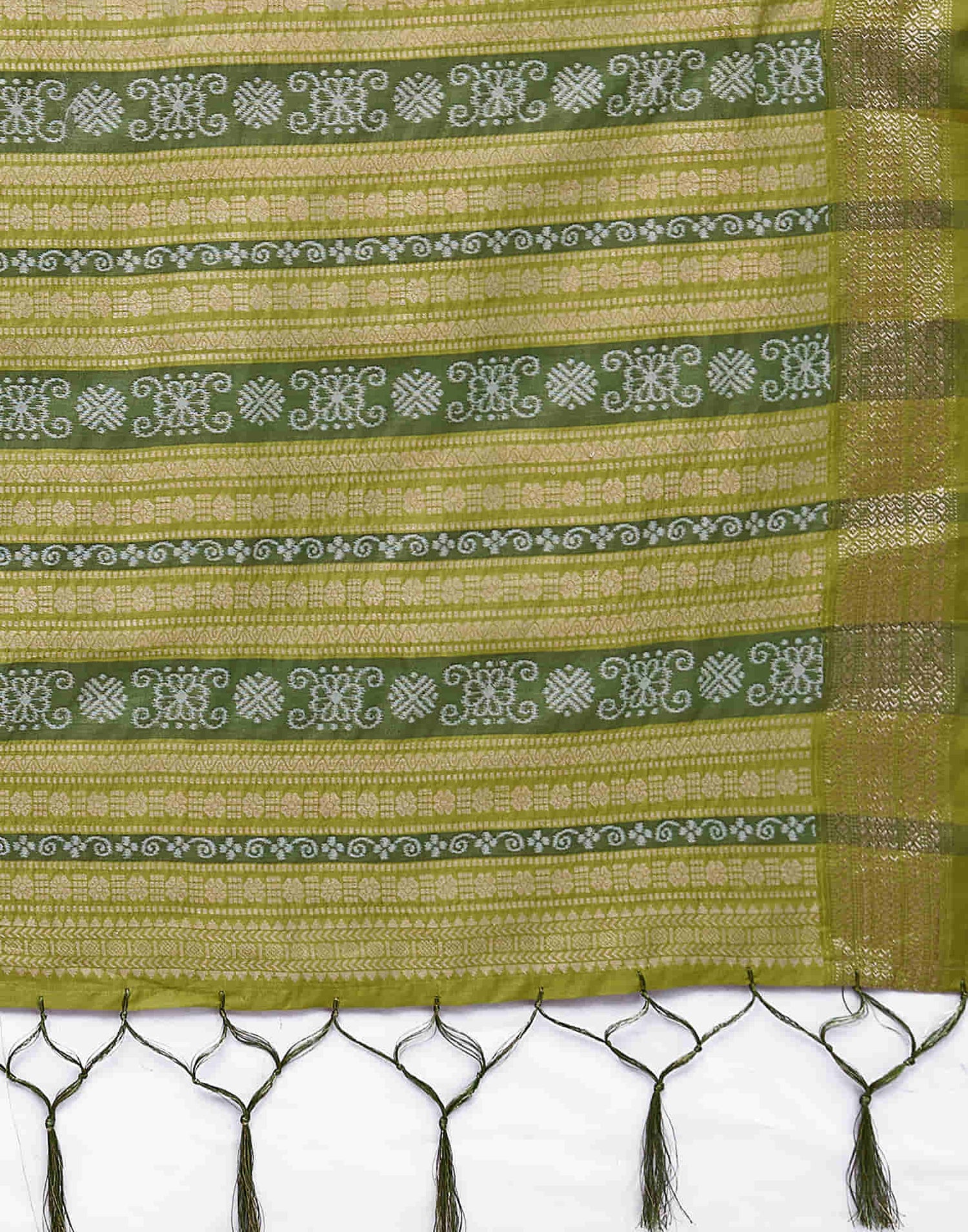 Green Silk Weaving Banarasi Saree