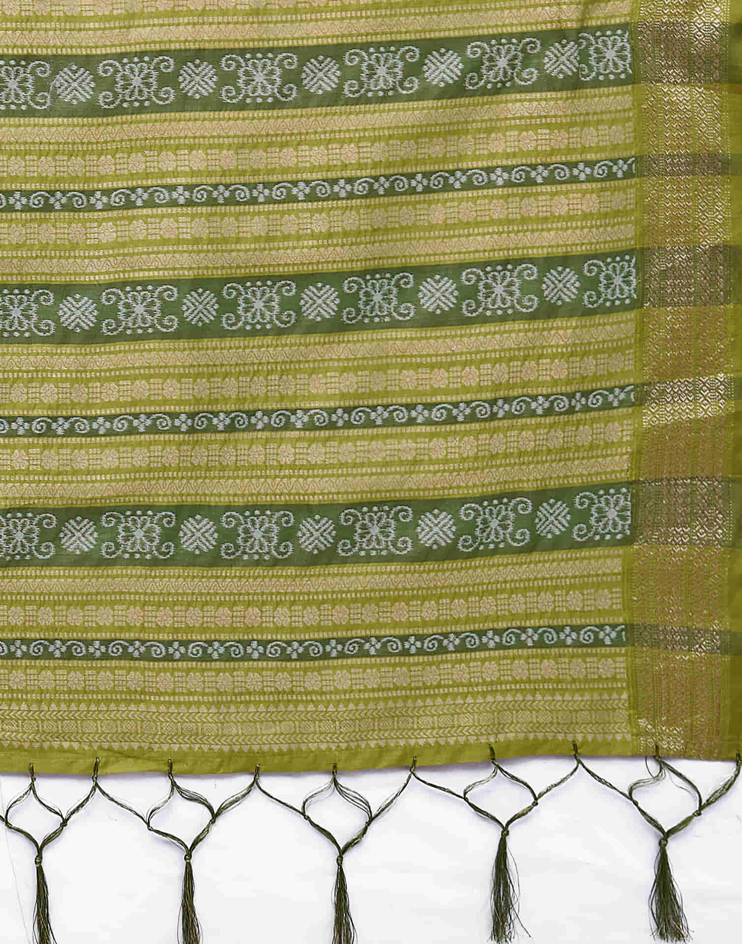 Green Silk Weaving Banarasi Saree