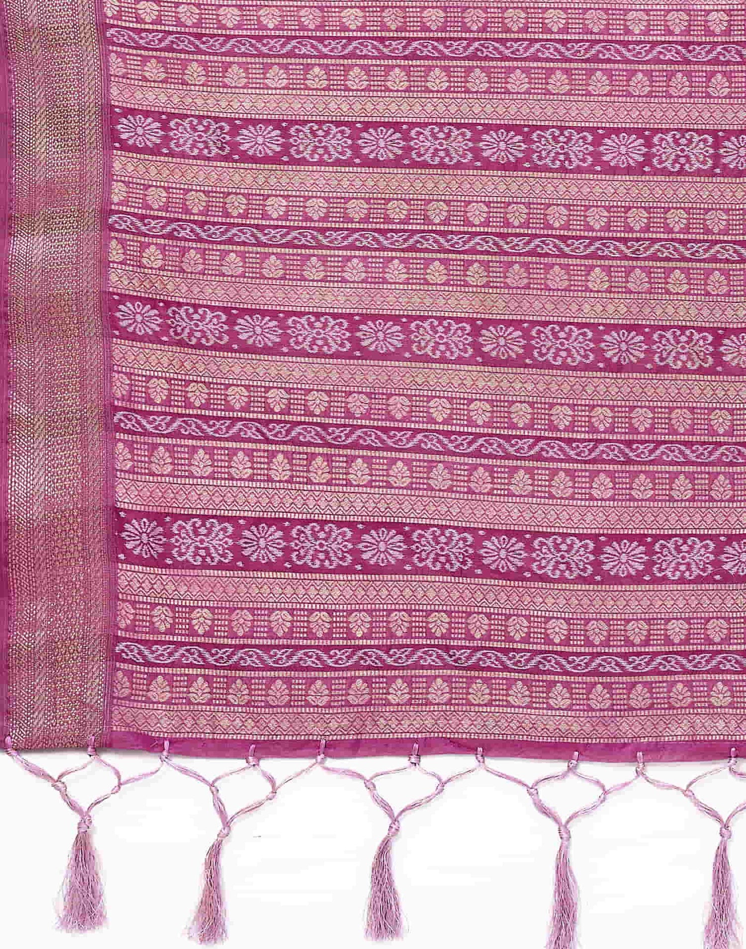 Purple Silk Weaving Banarasi Saree