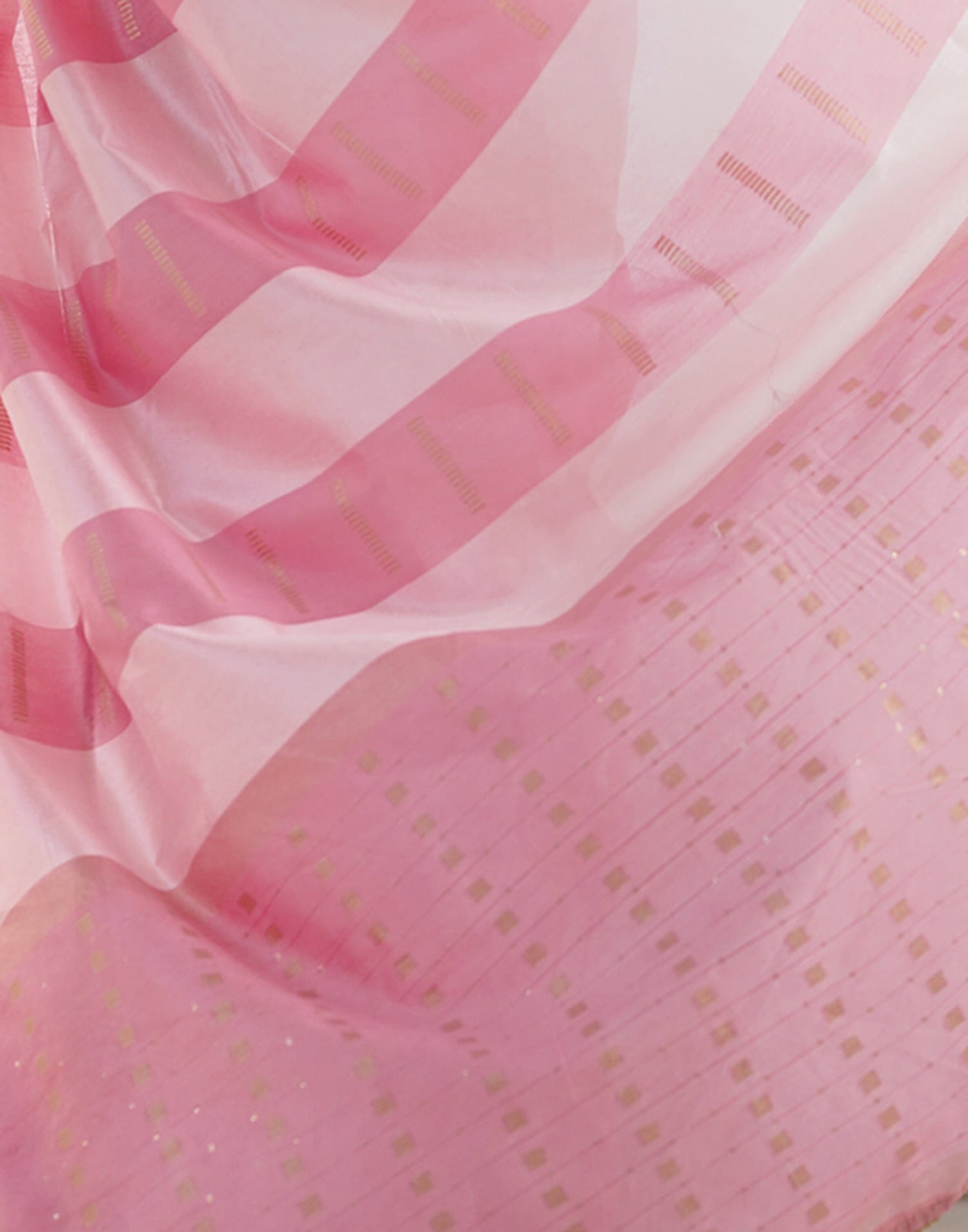 Pink Silk Weaving Woven Saree