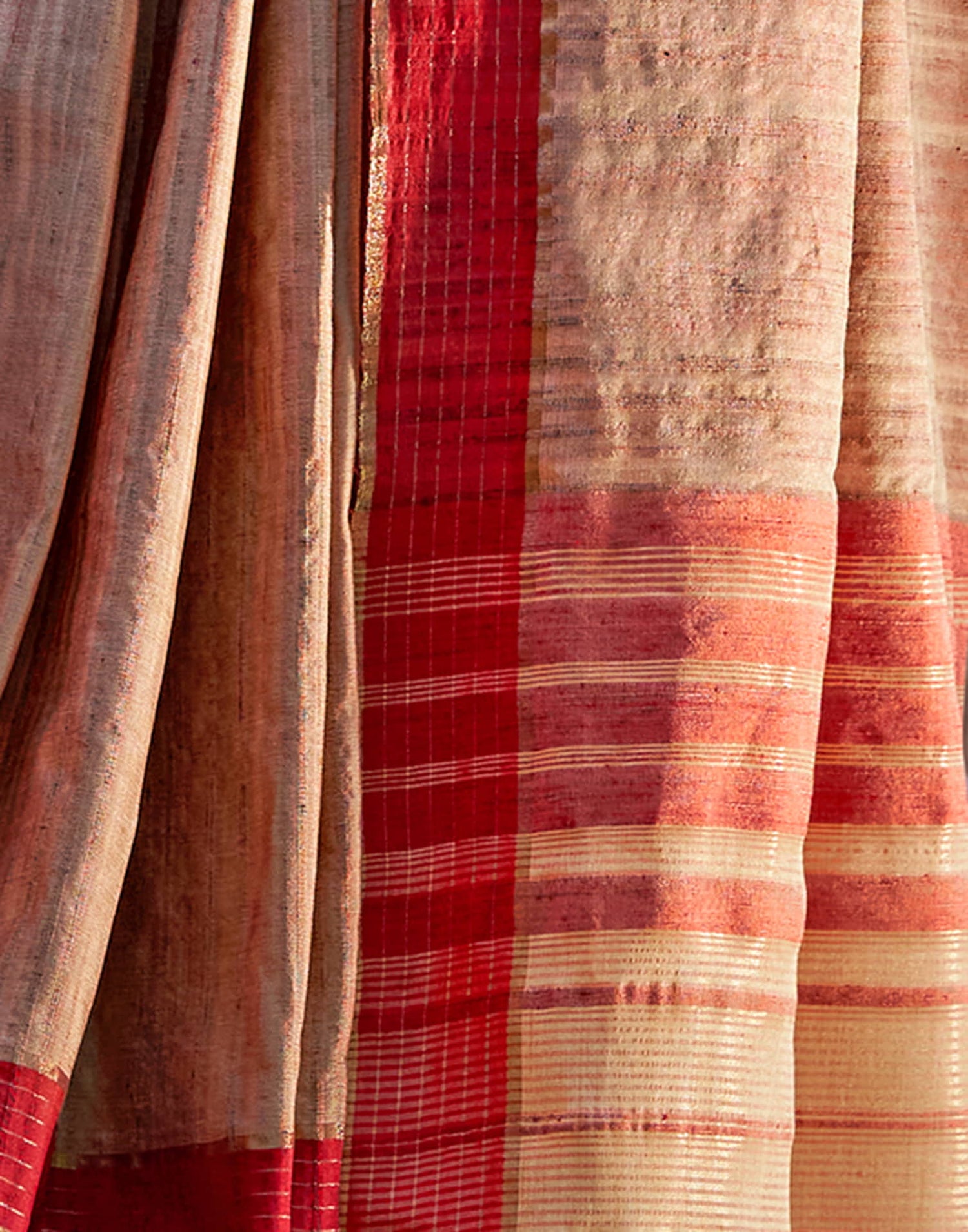 Dark Mauve Silk Weaving Handloom Saree