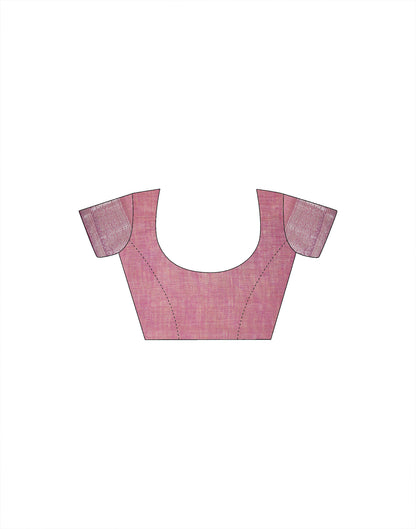 Pink Tissue Silk Woven Saree