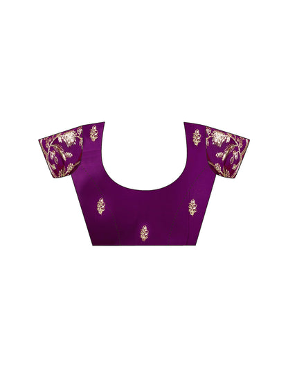 Pink Georgette Printed Saree