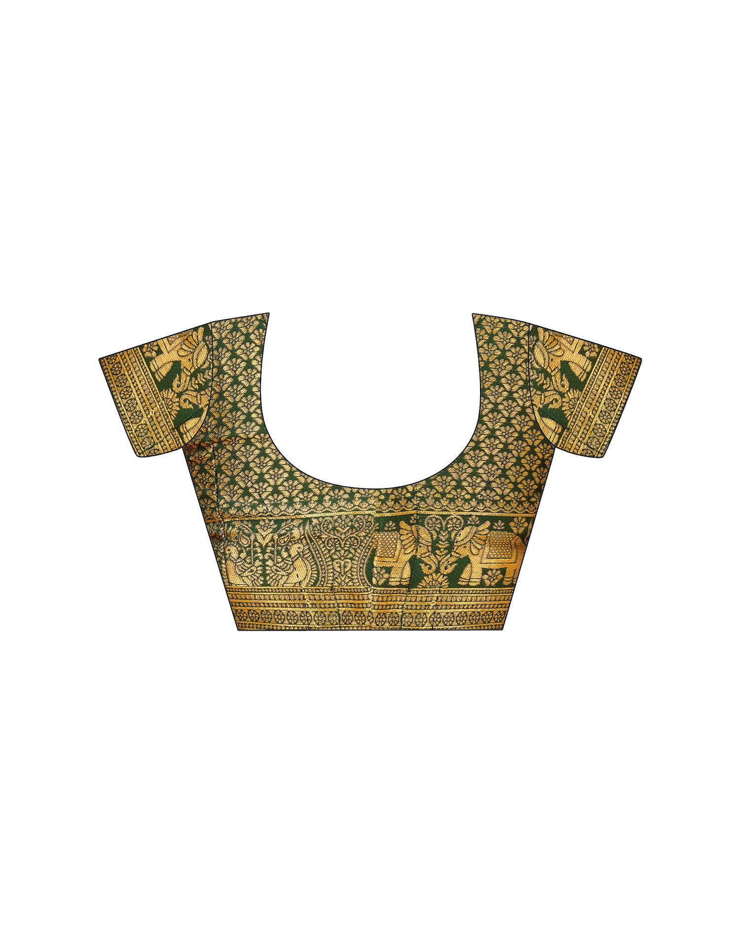 Yellow Silk Woven Patola Saree