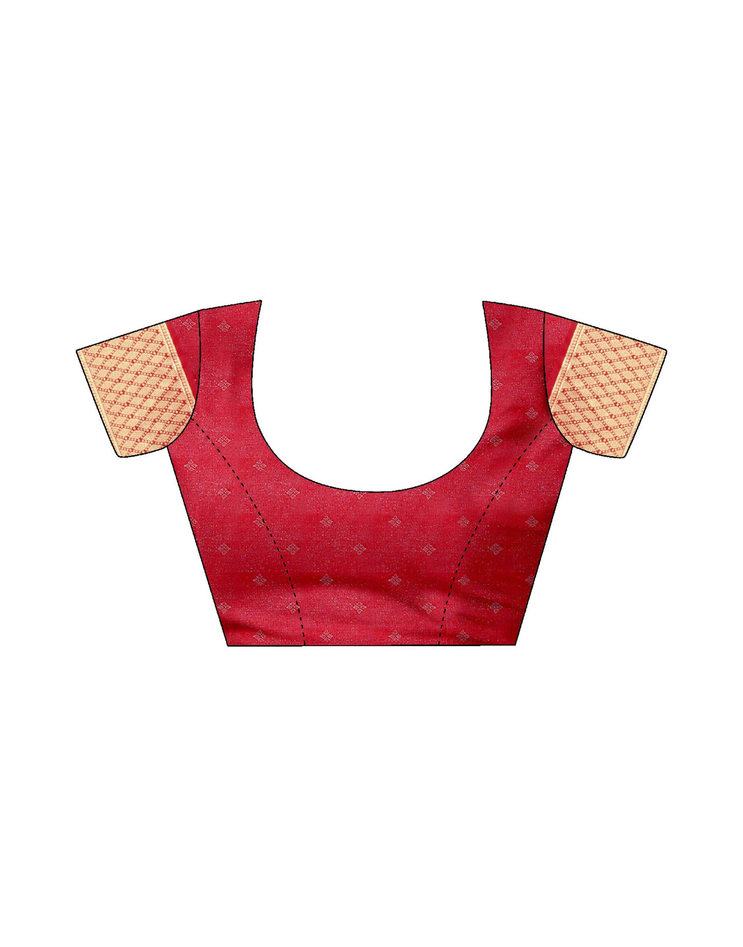 Red Silk Woven Banarasi Saree