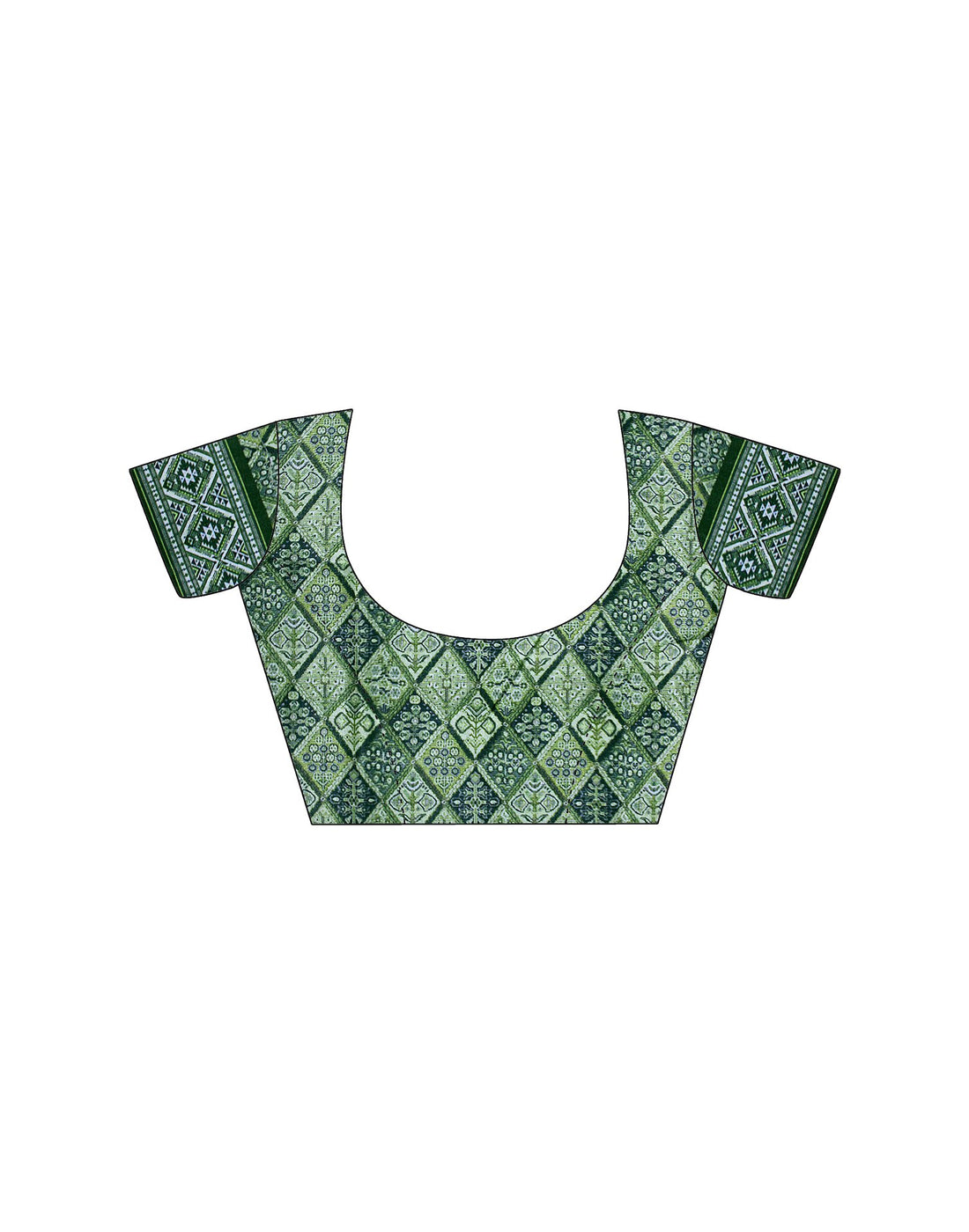 Green Chiffon Woven Solid Saree
