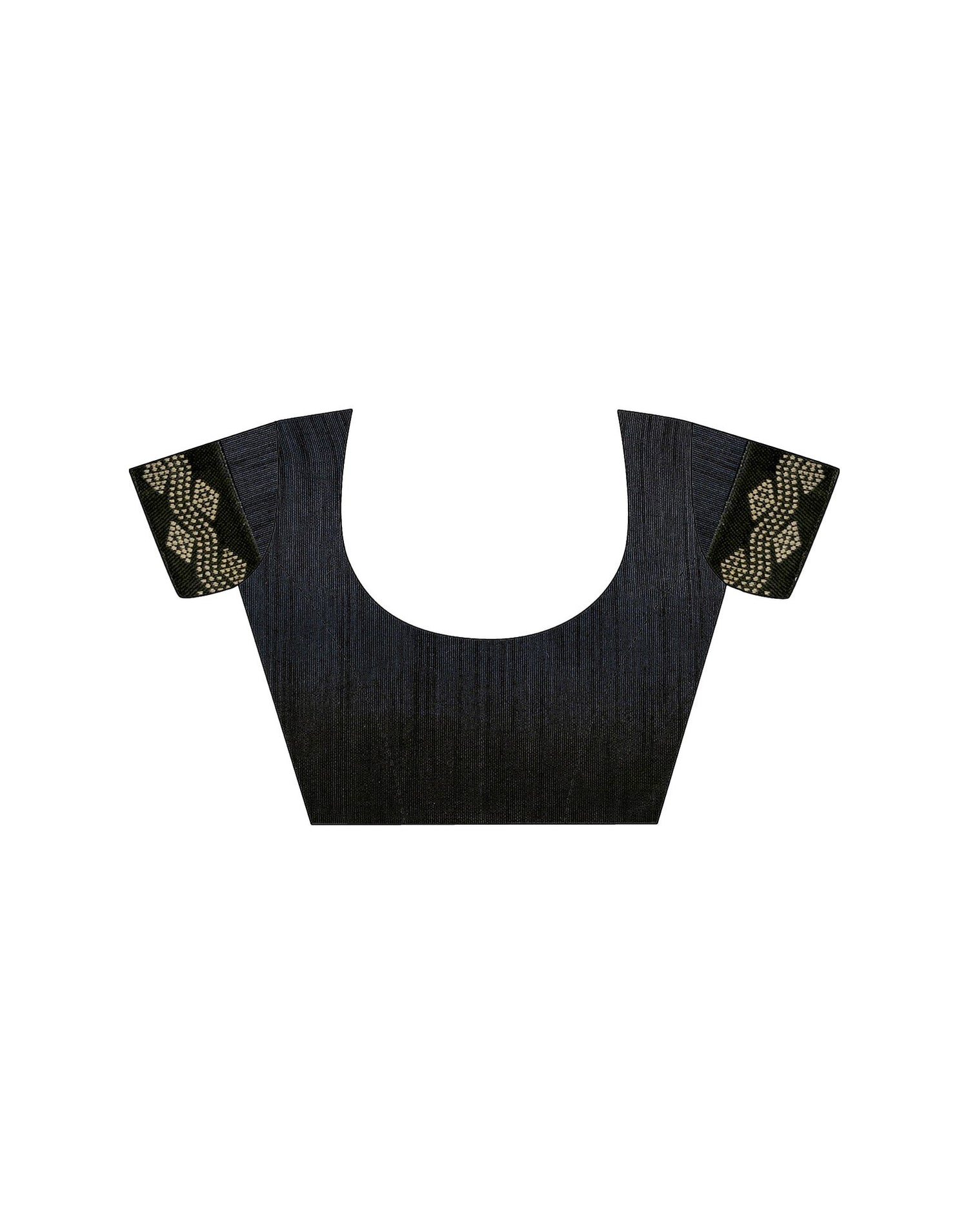 Black Georgette printed Saree
