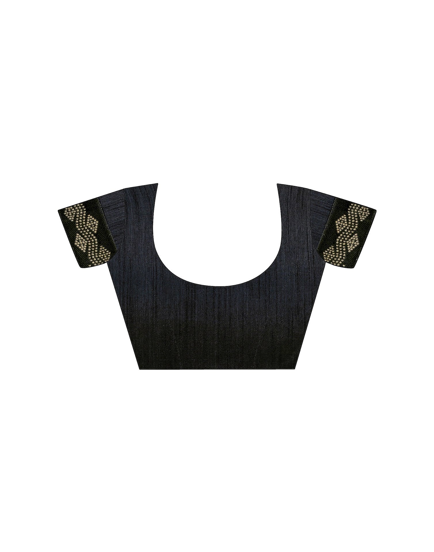 Black Georgette printed Saree