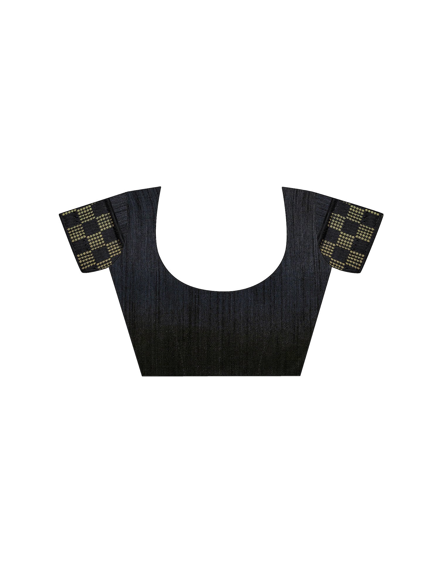 Black Georgette printed Saree