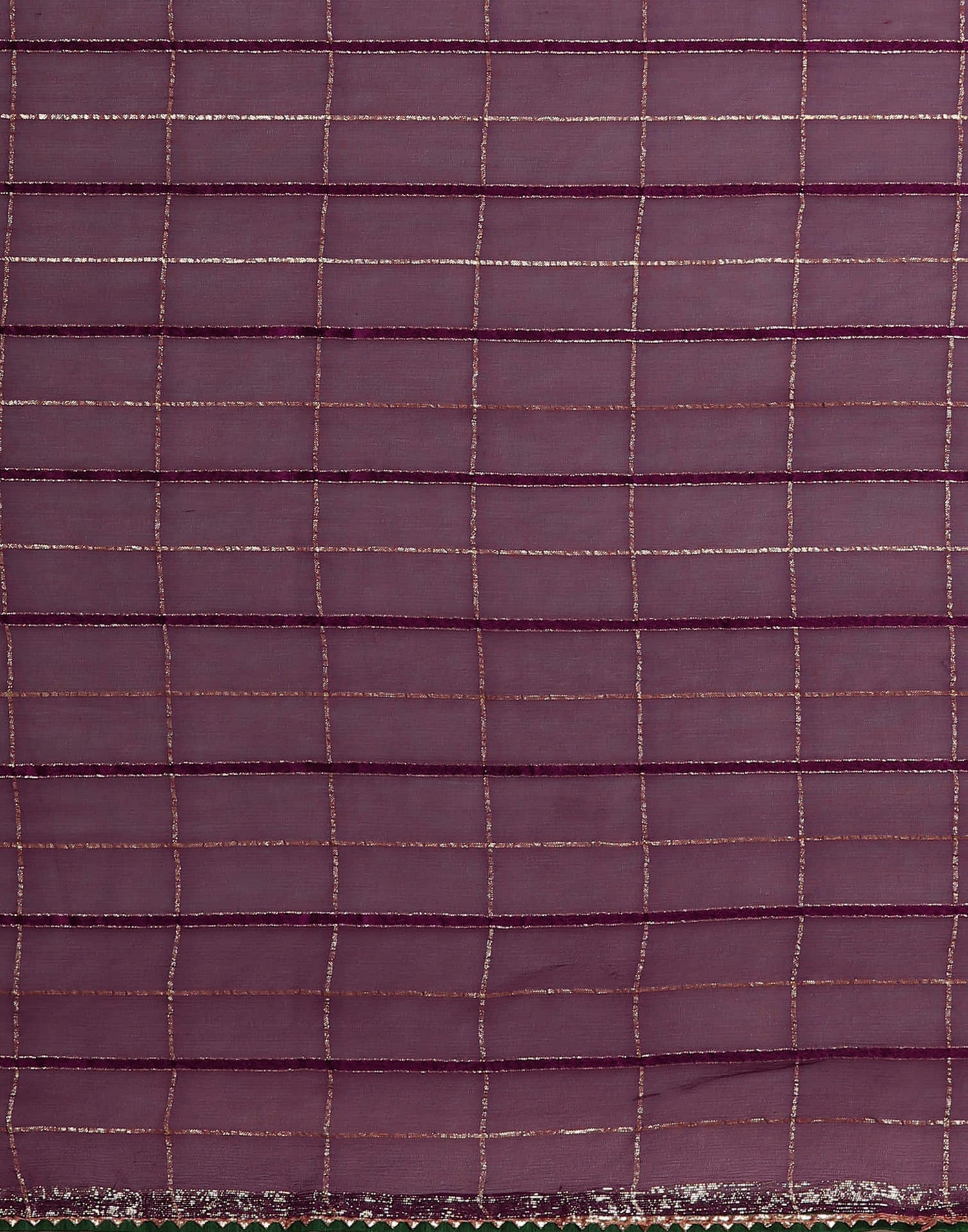 Dark Purple Georgette Zari Woven Saree