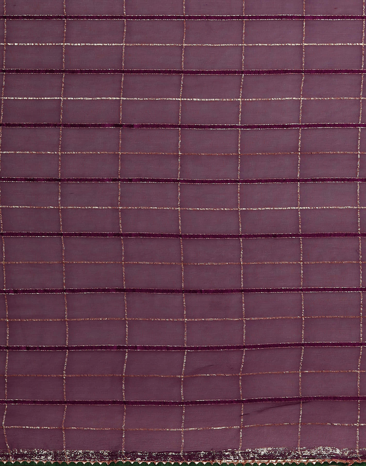 Dark Purple Georgette Zari Woven Saree