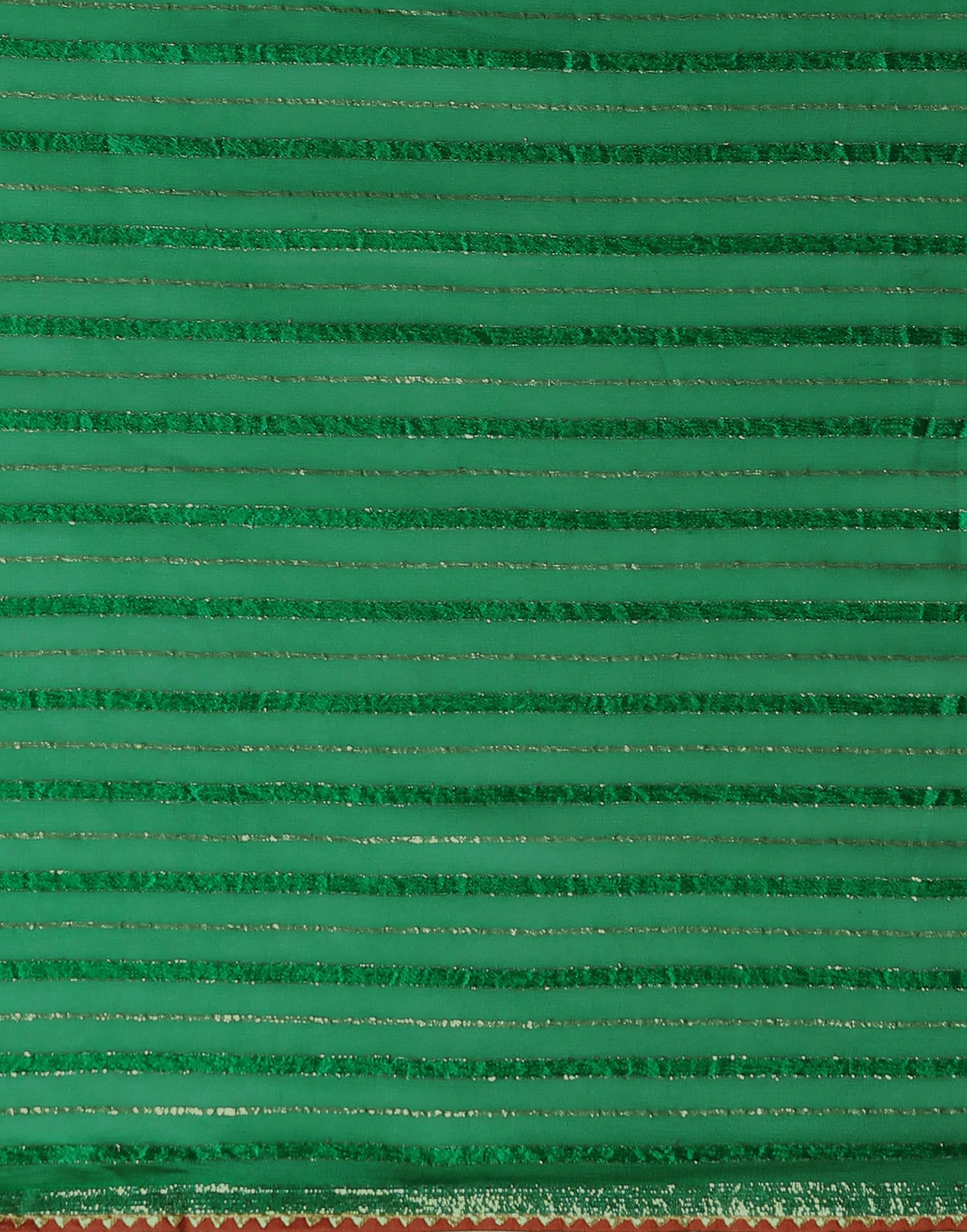Green Georgette Zari Woven Saree