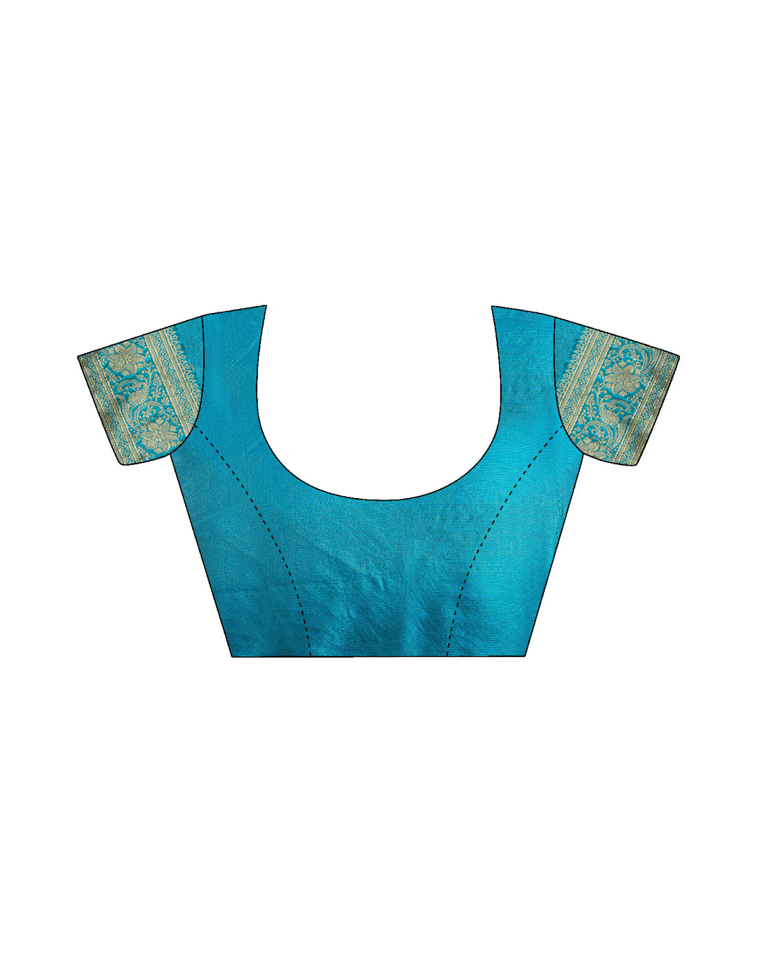 Blue Silk Woven Banarasi Saree