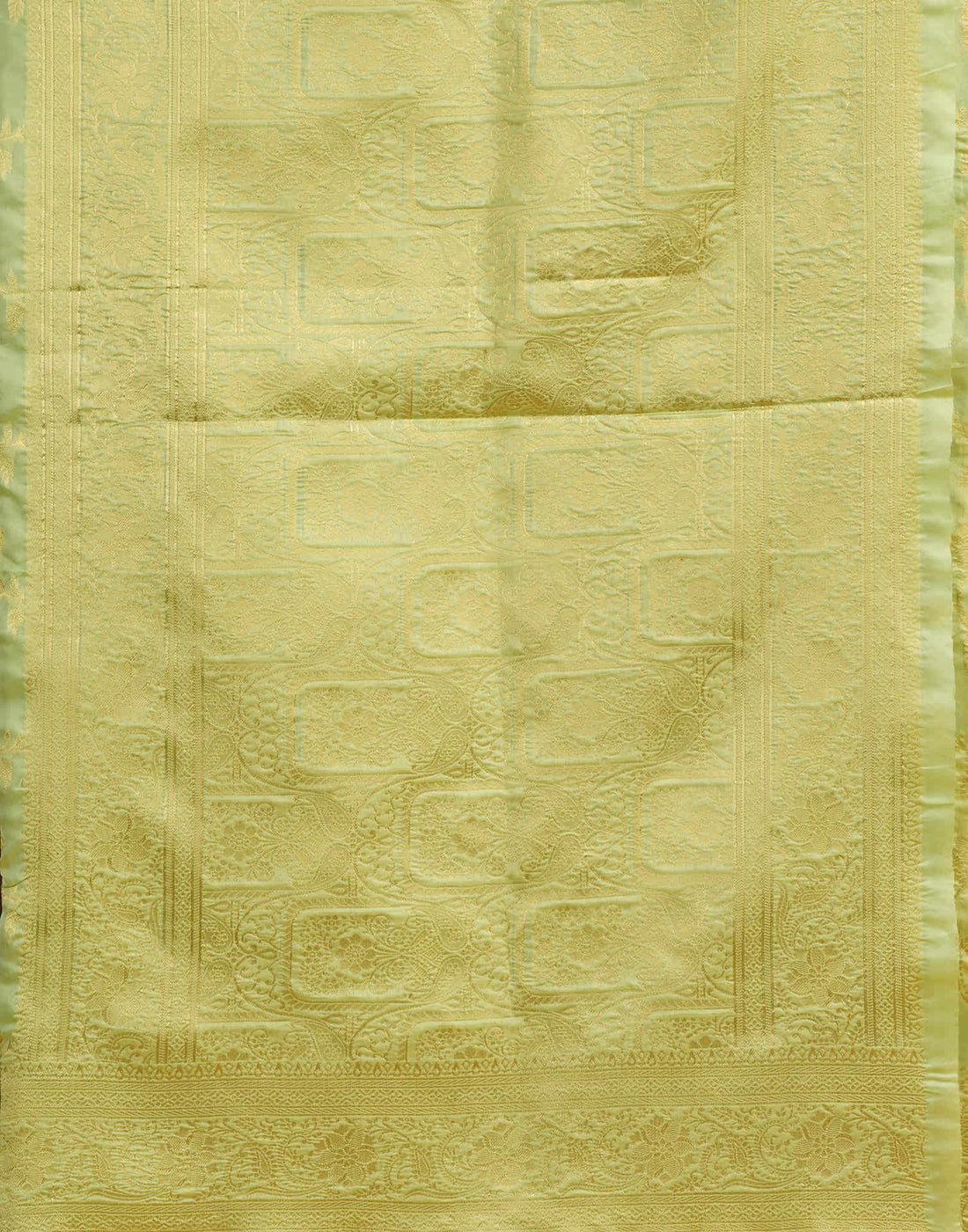 Light Pista Green Silk Woven Banarasi Saree