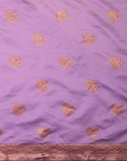 Light Purple Silk Woven Saree