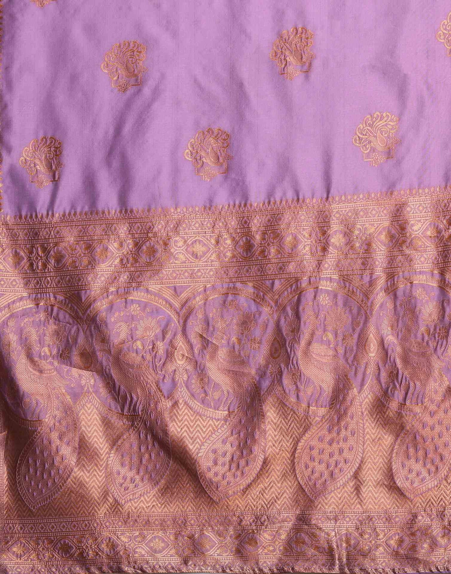 Light Purple Silk Woven Saree
