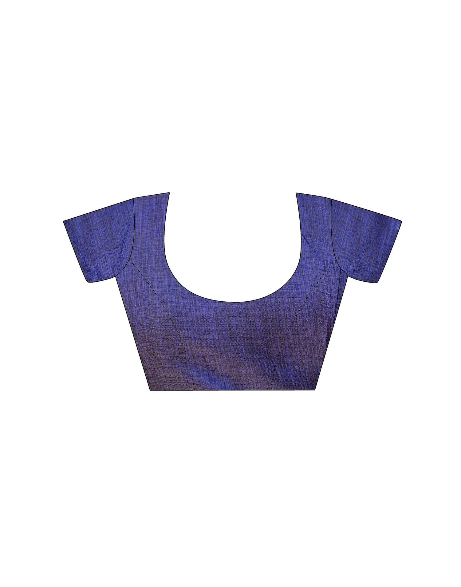 Navy Blue Cotton Blend Bandhani Printed Saree