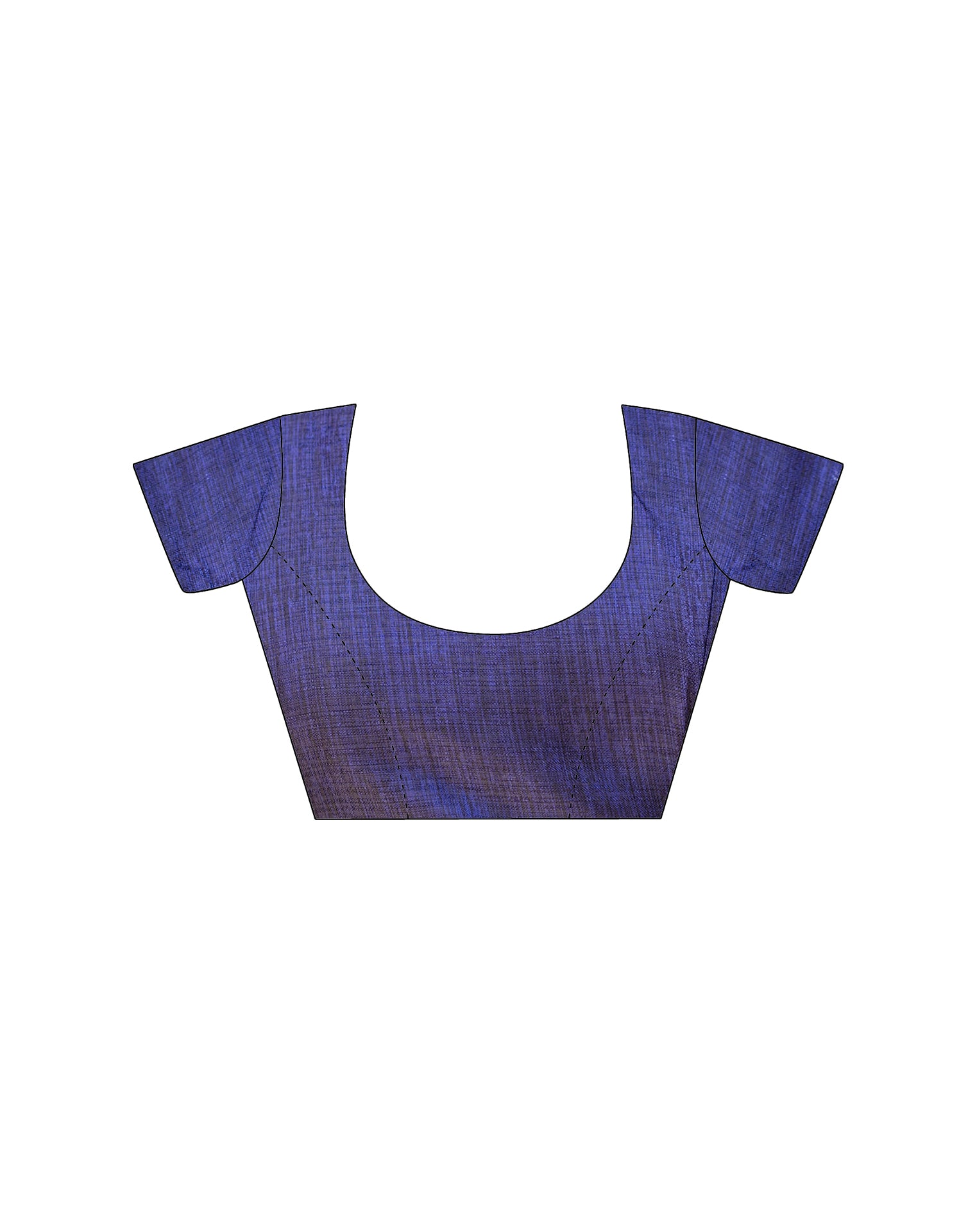 Navy Blue Cotton Blend Bandhani Printed Saree