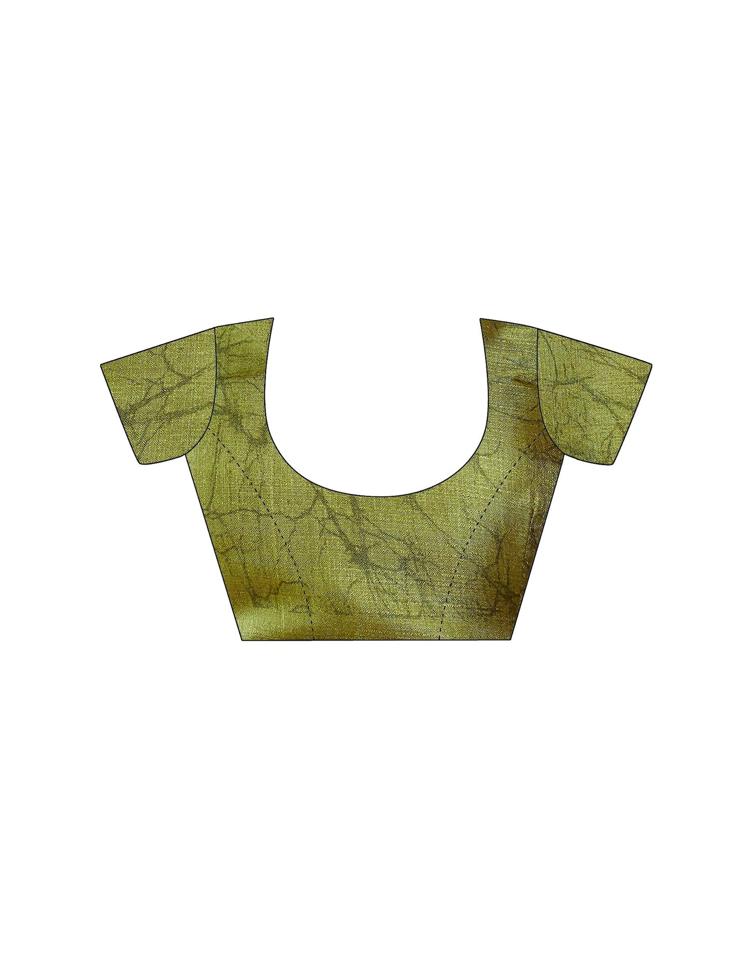 Green Cotton Printed Saree