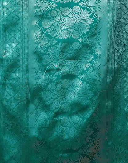 Grey Silk Woven Saree