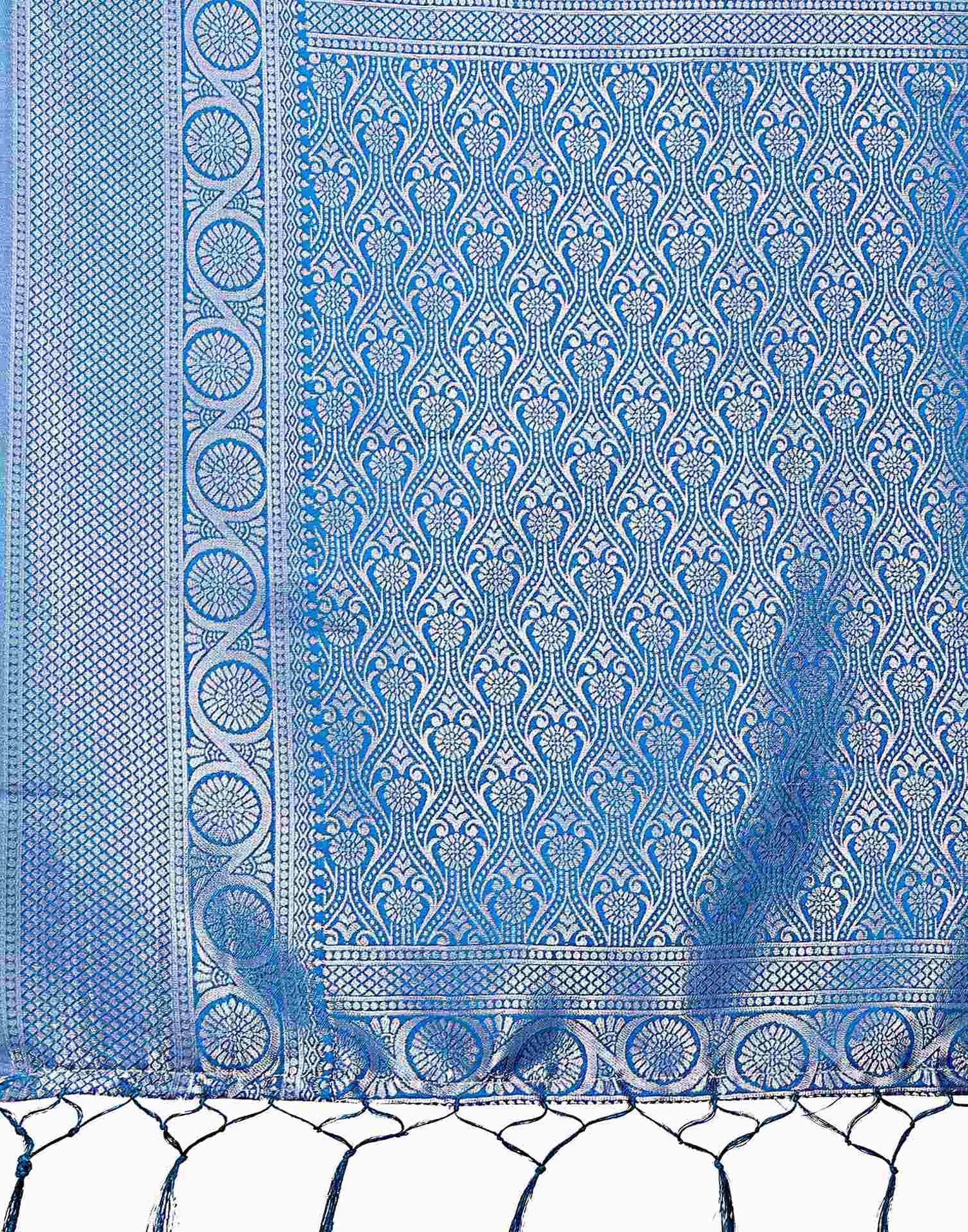 Peach Silk Woven Kanjivaram Saree