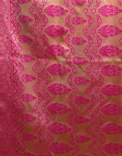 Teal Blue Silk Woven Banarasi Saree