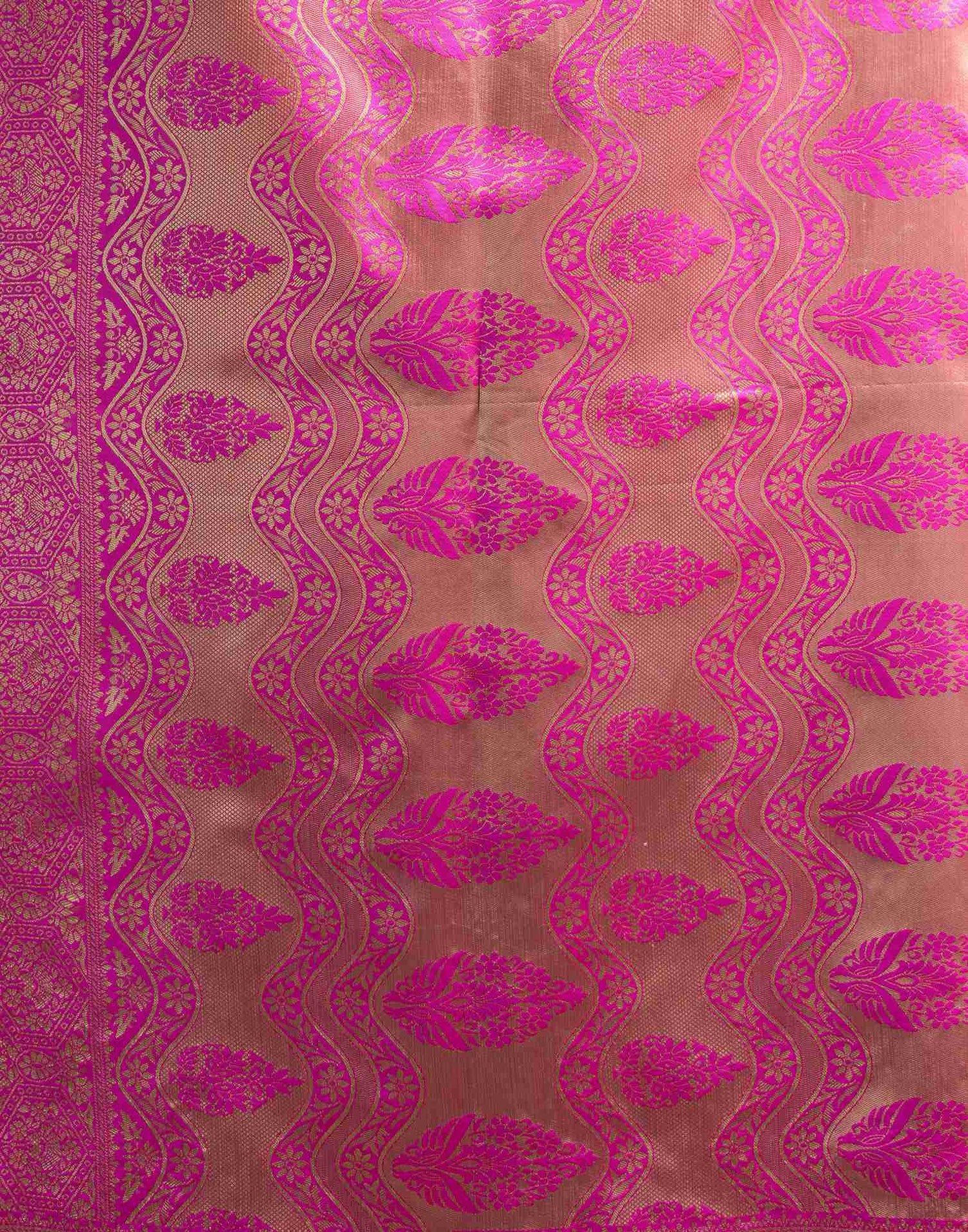 Dark Green Silk Woven Banarasi Saree