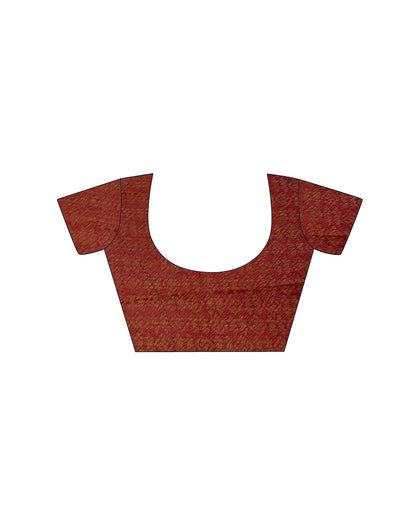 Red Silk Woven Kanjivaram Saree
