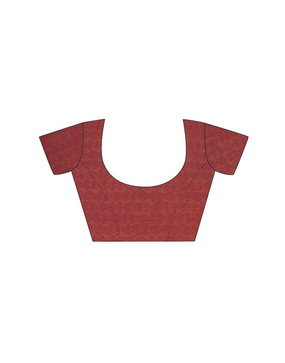 Red Silk Woven Kanjivaram Saree