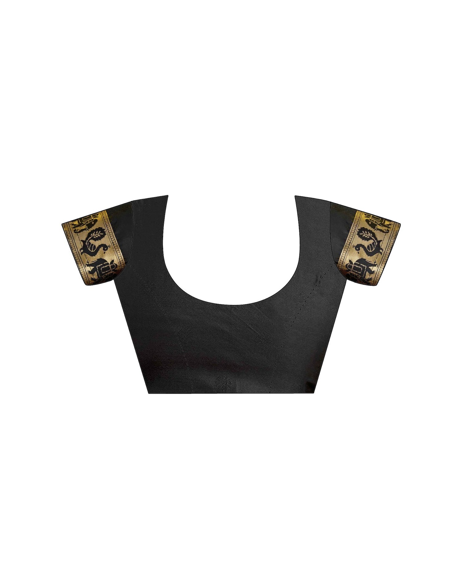 Black Silk Woven Paithani Saree