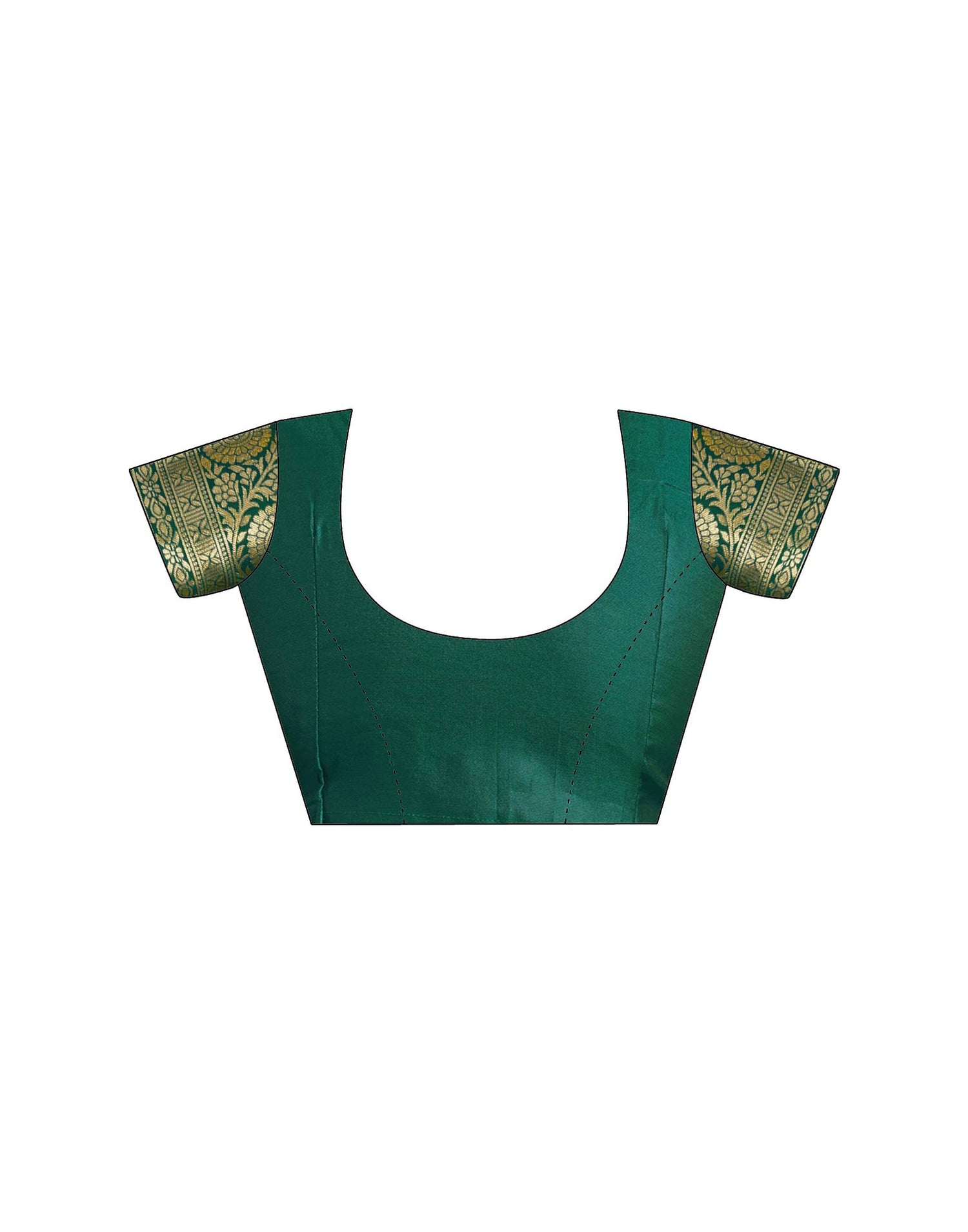 Green Silk Woven Banarasi Saree