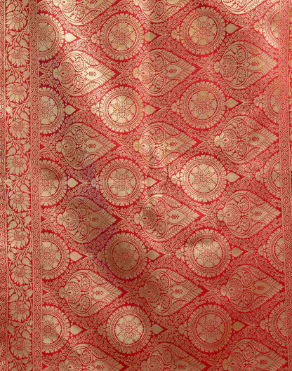 Rama Blue Silk Woven Banarasi Saree