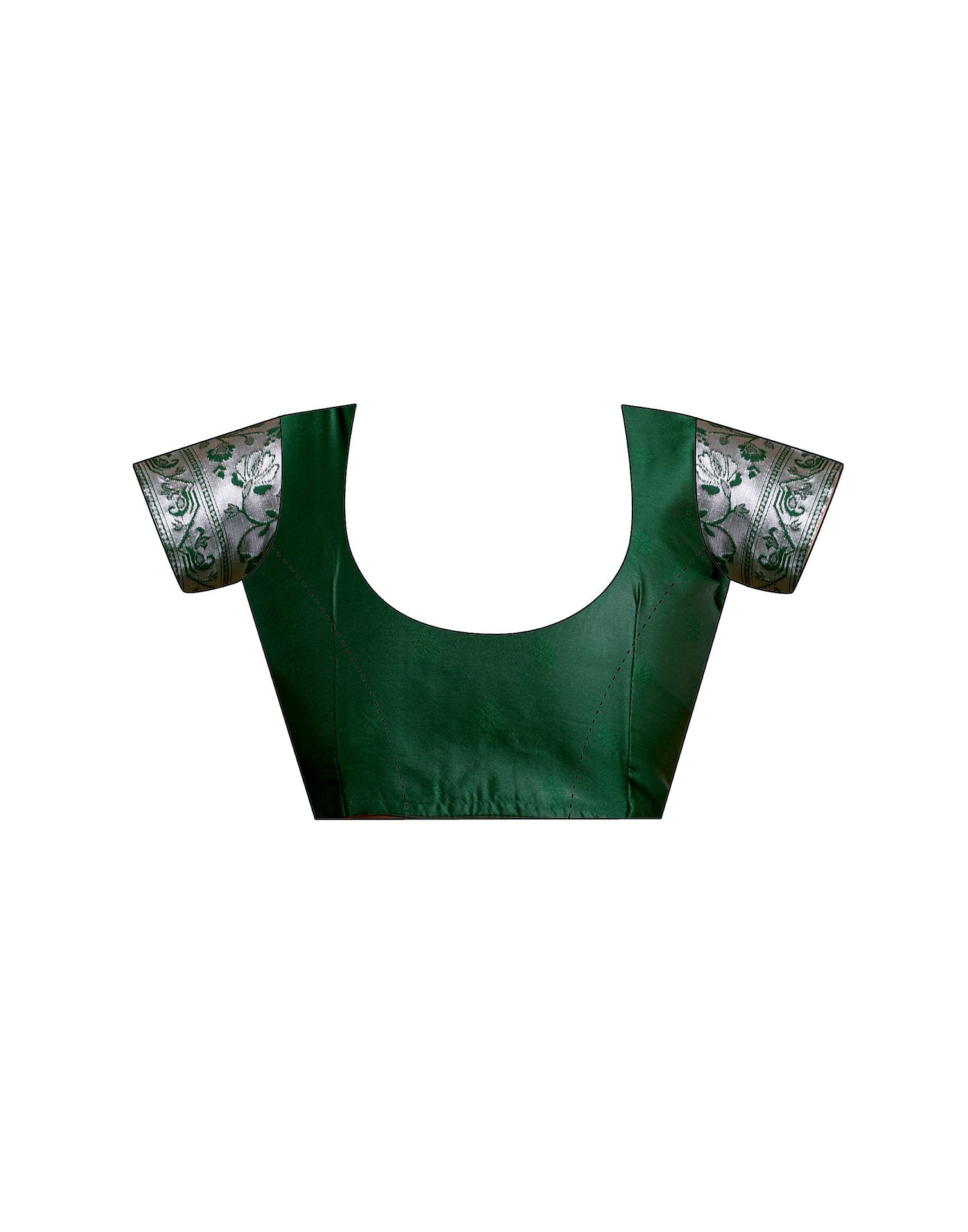 Dark Green Silk Woven Paithani Saree