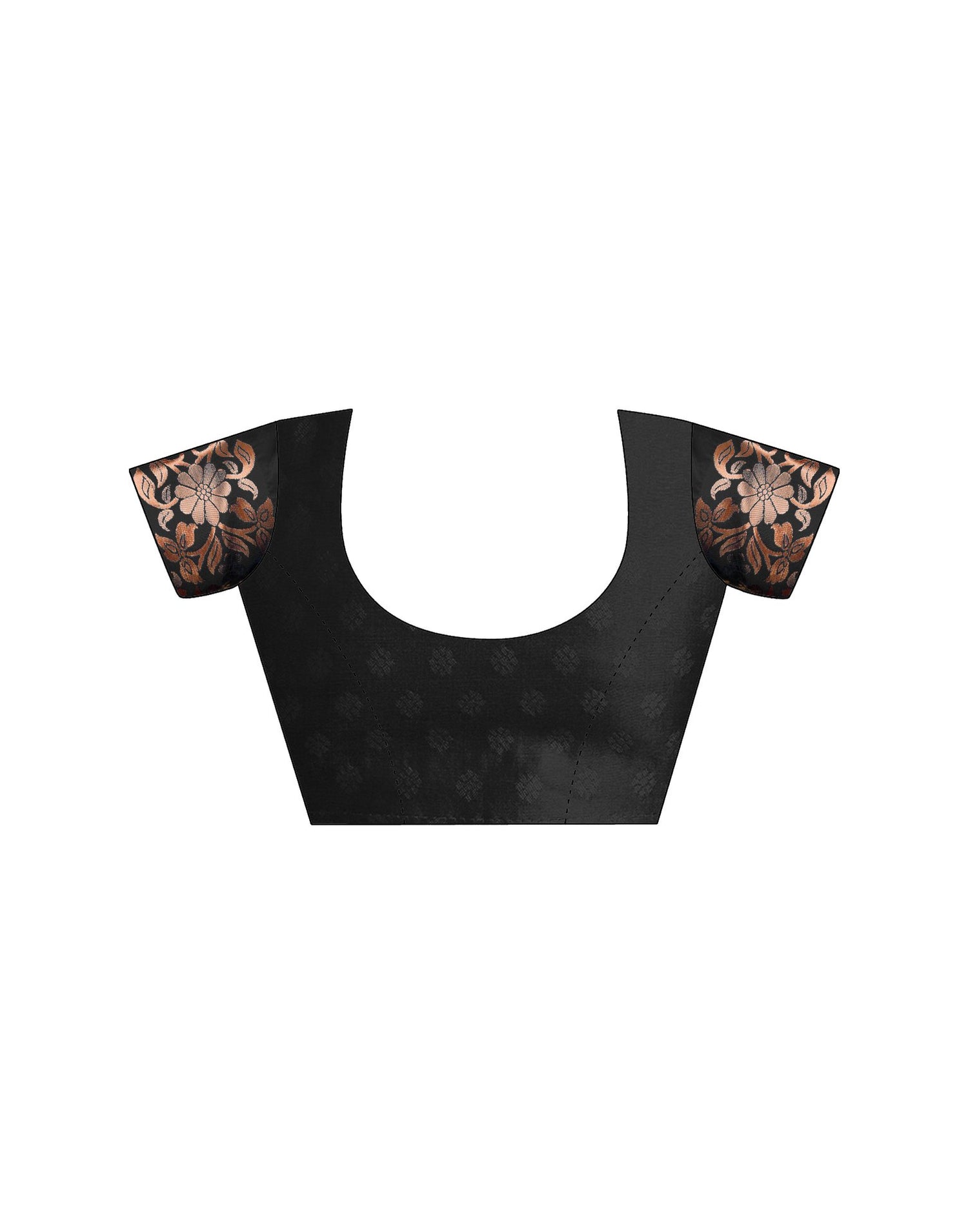 Black Silk Woven Saree