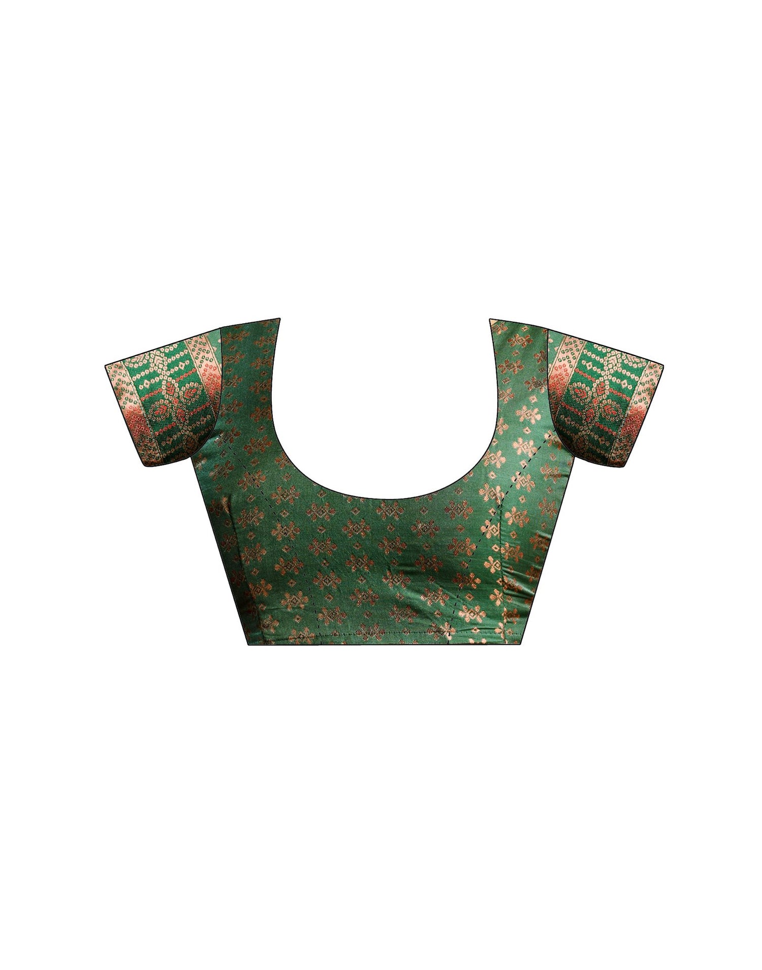 Cream Silk Woven Saree