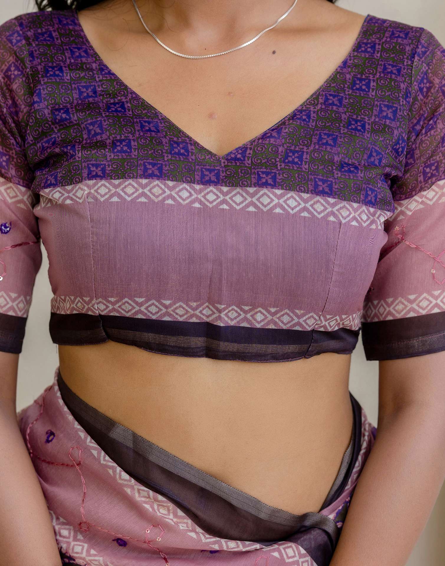 Green Cotton Embroidery Printed Saree