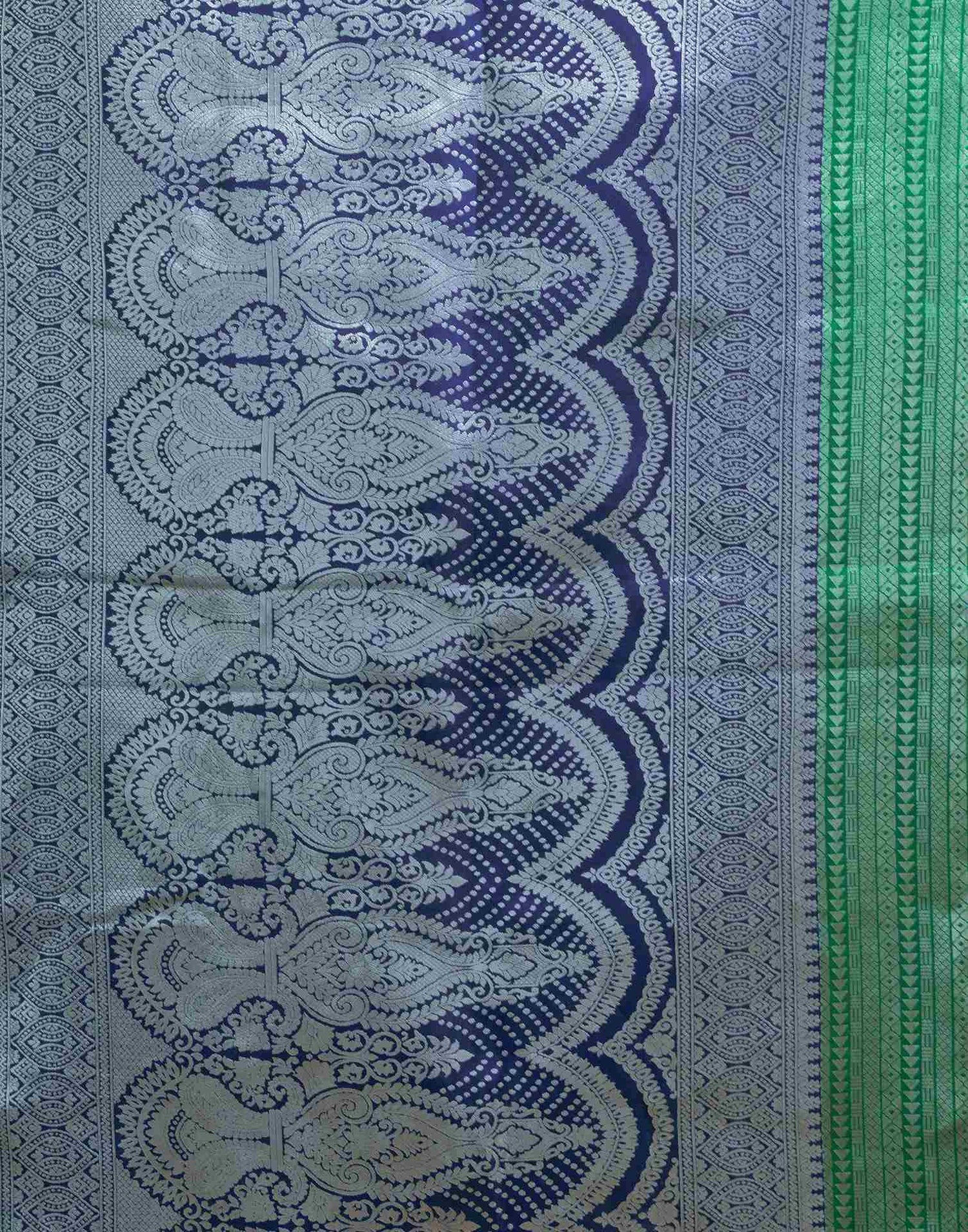 Green Silk Woven Kanjivaram Saree