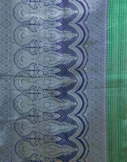 Green Silk Woven Kanjivaram Saree