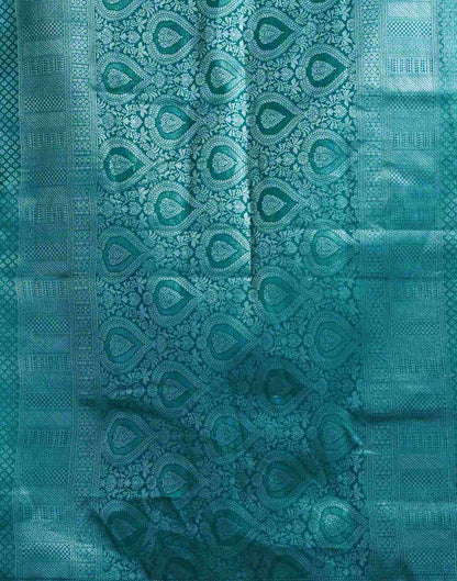Green Silk Woven Kanjivaram Saree
