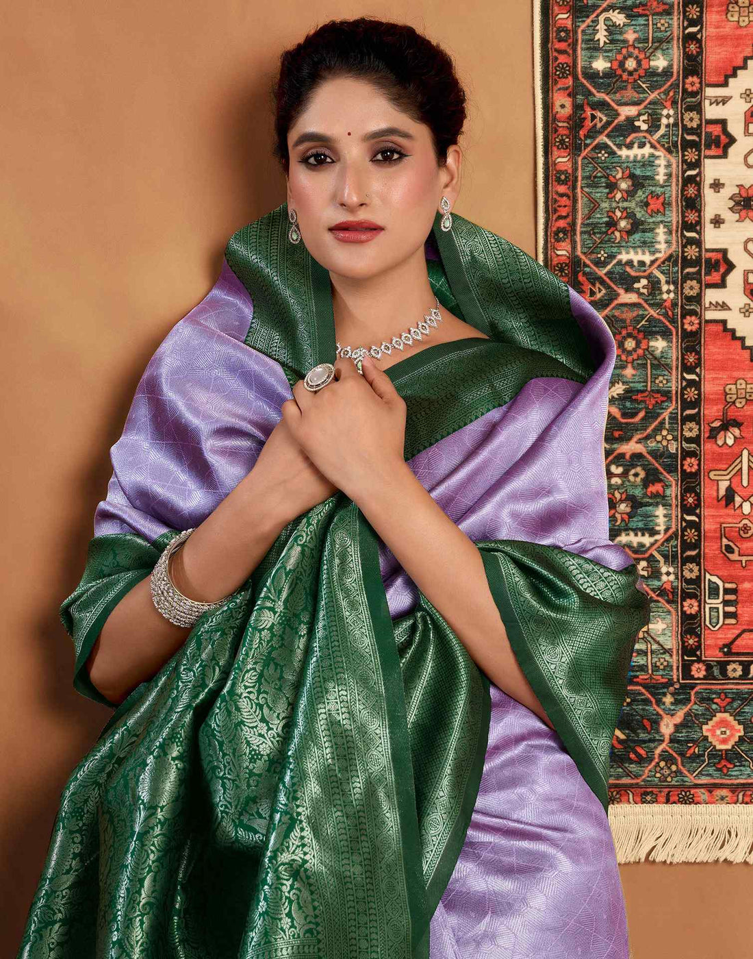 Green Silk Woven Kanjivaram Saree